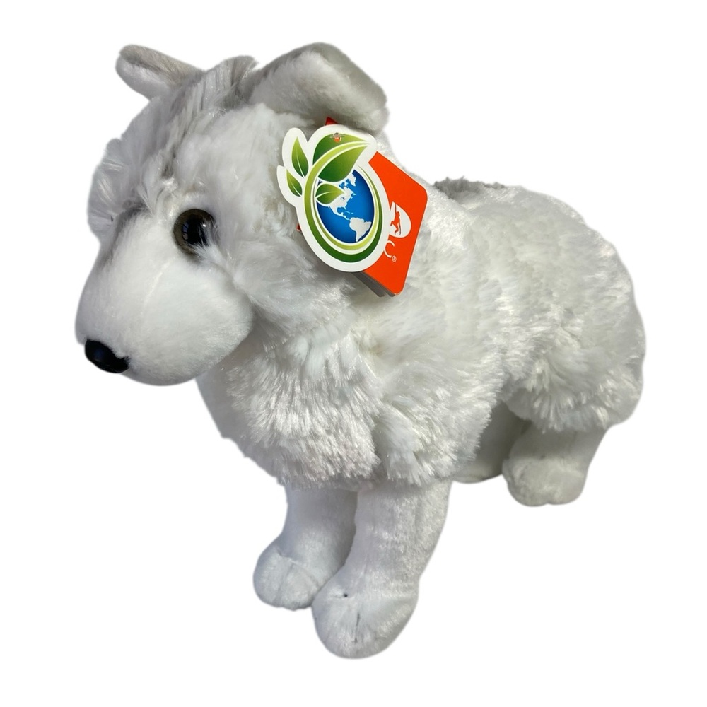 NEW Wild Republic Cuddlekins CK Arctic Wolf 11” Plush Stuffed Animal 20072 TAGS